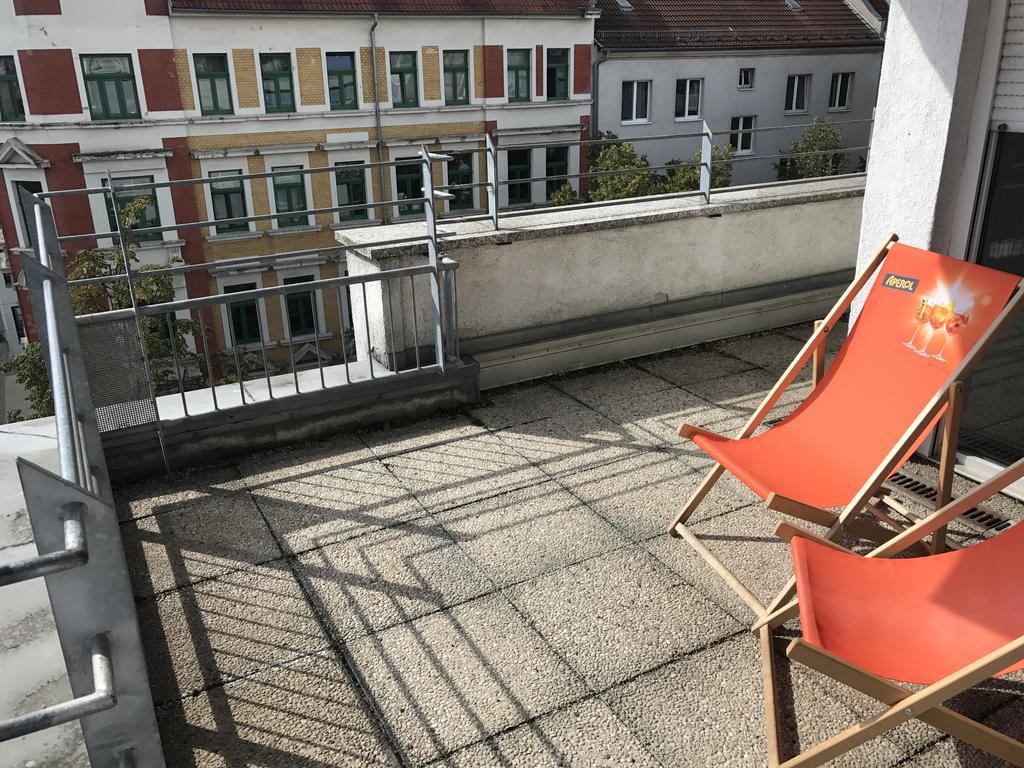 Exklusive Wohnung Mit Dachterrasse In Schleussig Lipsk Zewnętrze zdjęcie